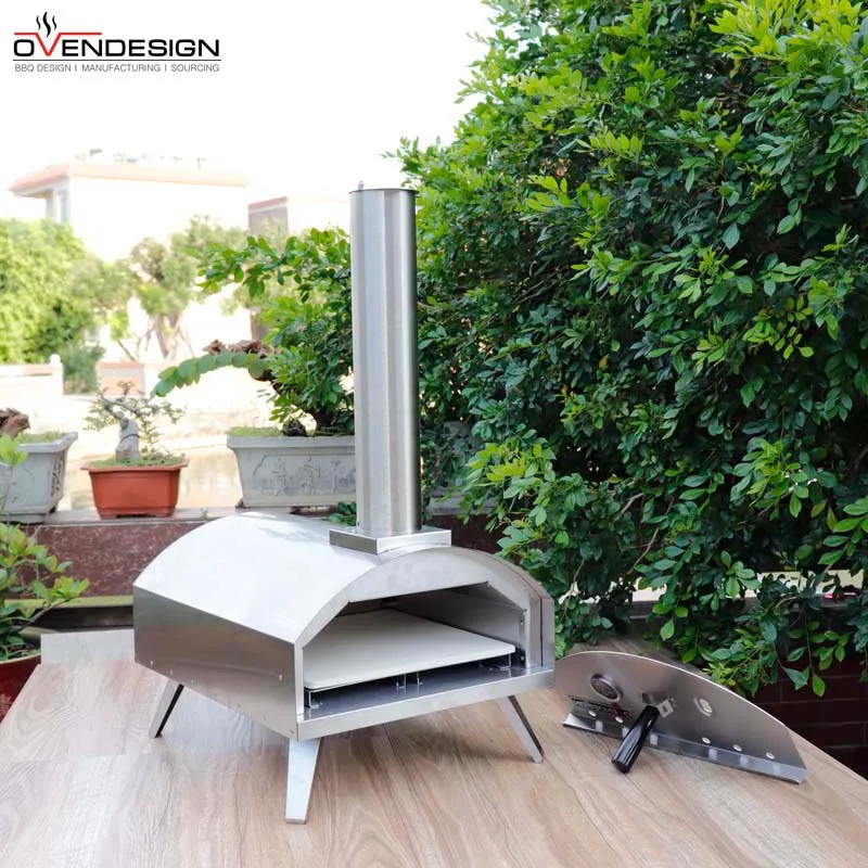 Factory Supplying Gas Type Gas Oven For Pizza In Stainless Steel With Insulation