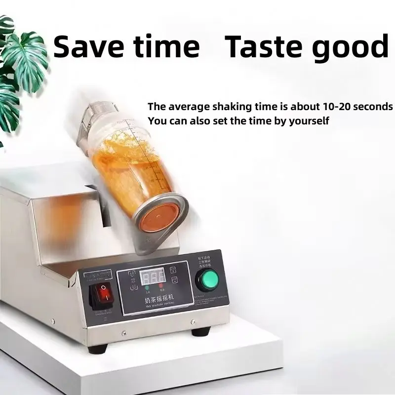 Single Arm Horizontal Hand Lemon Tea Shaker Processing Machine Milk Shake Shaking Cup Cocktail Boba Shake