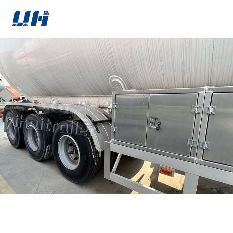 China Factory Price 3 Axle Lng Iso Tank Transport Tanker Trailer Lpg Tank Semi Trailer for Sale