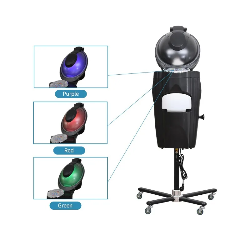 High Quality Wholesale Micro Mist Hairdressing professional salon hair dryer steamer 12 Lights Ozone Hair Spa