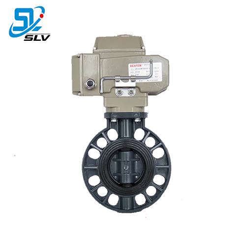 Антикоррозийный Электрический моторизованный клапан-бабочка из пвх EPDM PTFE