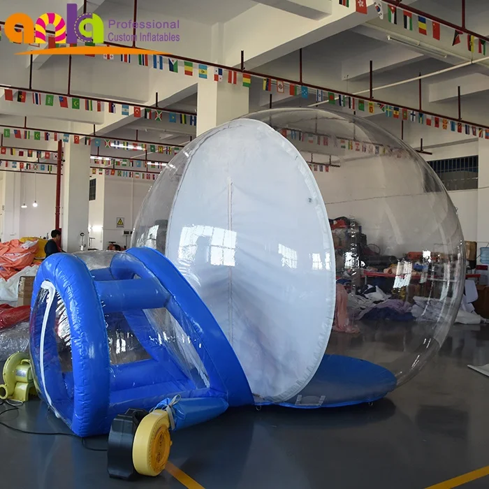  Professional Custom Christmas Pvc Clear Balloon Inflatable snow Globe Photo