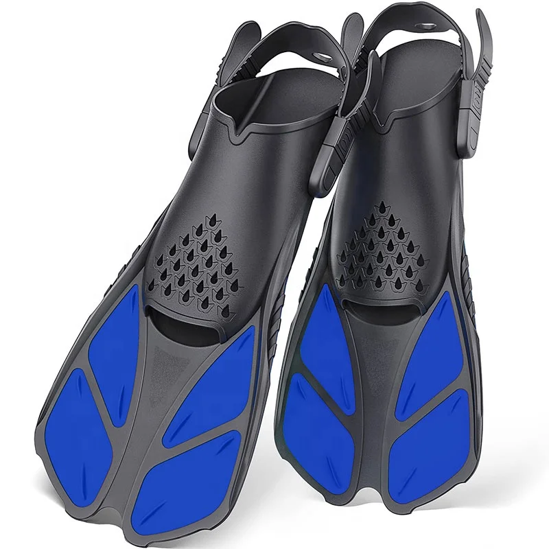 Professional Snorkel Diving Swimming Fins Men Women Training Flippers Flexible Adult Adjustable Scuba Diving Flippers