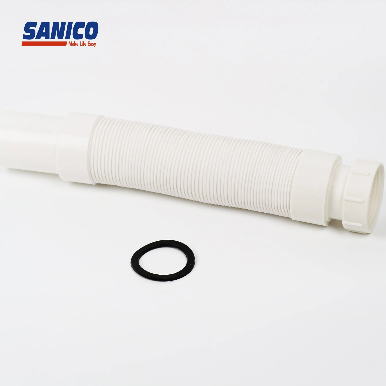 Hot Selling Shower Drainer Waste Pipe Flexible Waste Hose Pvc Water Tray Drain Floor