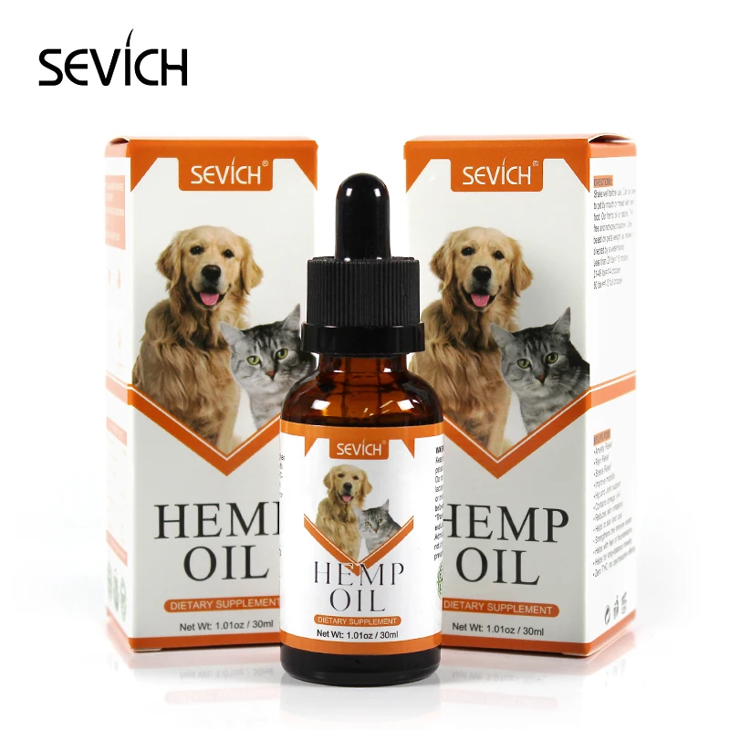 Factory Promotes Animal Hair Smoothing Oil Supply High Quality Hemp Oil For Pets Hemp Oil For Dogs And Cats Hair Care