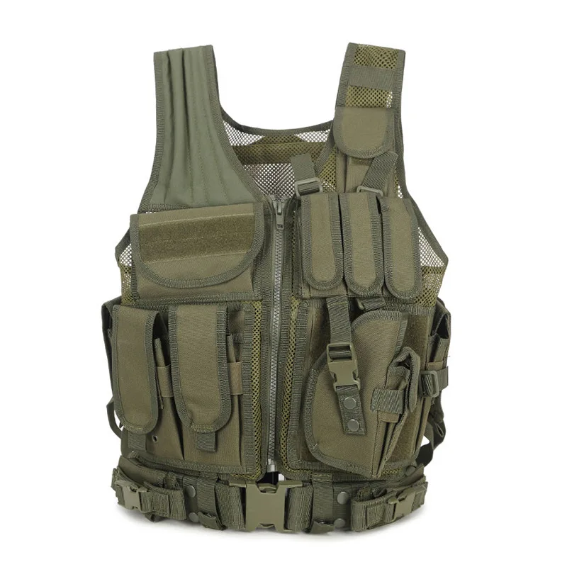 Custom Protect Lightweight Netting Breathable Safety Outdoors Training Tactical Vest