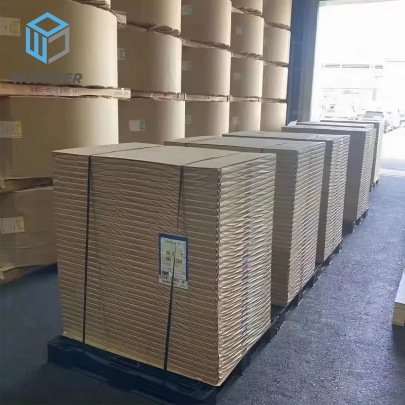 100% биоразлагаемая бумага 90/130/160 gsm сахарный тростник весло экологическая для окружающей среды крем желто-белый 787*1092 мм