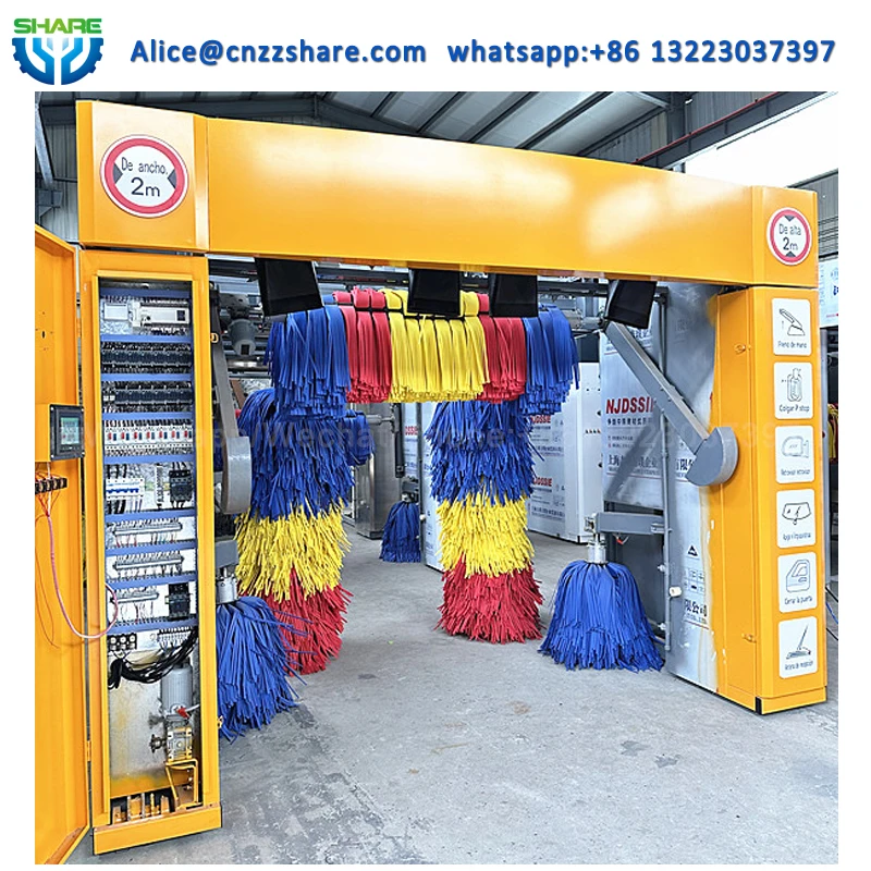 Commercial High Pressure Car Cleaning Washing Machine Automatic Tunnel Car Wash Machine