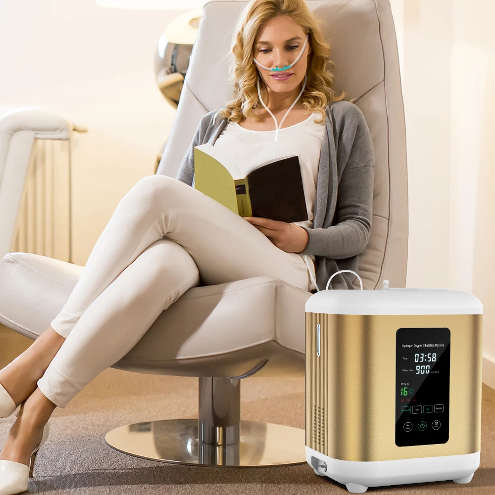 Suyzeko Cheap Wholesale Customized Hydrogen Generator with pulse 900ml Hydrogen Inhalation Machine