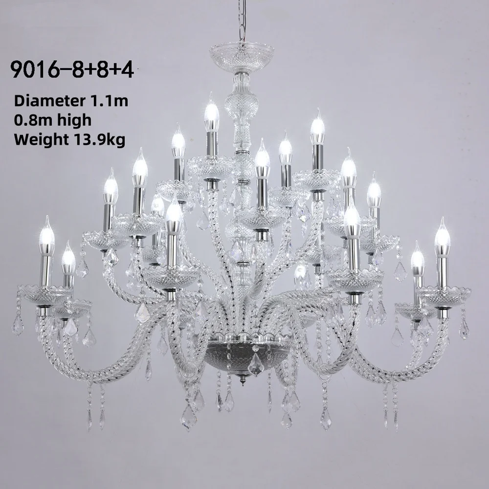 YN Gorgeous new cheap acrylic empire crystal chandelier for event wedding party centerpieces decoration