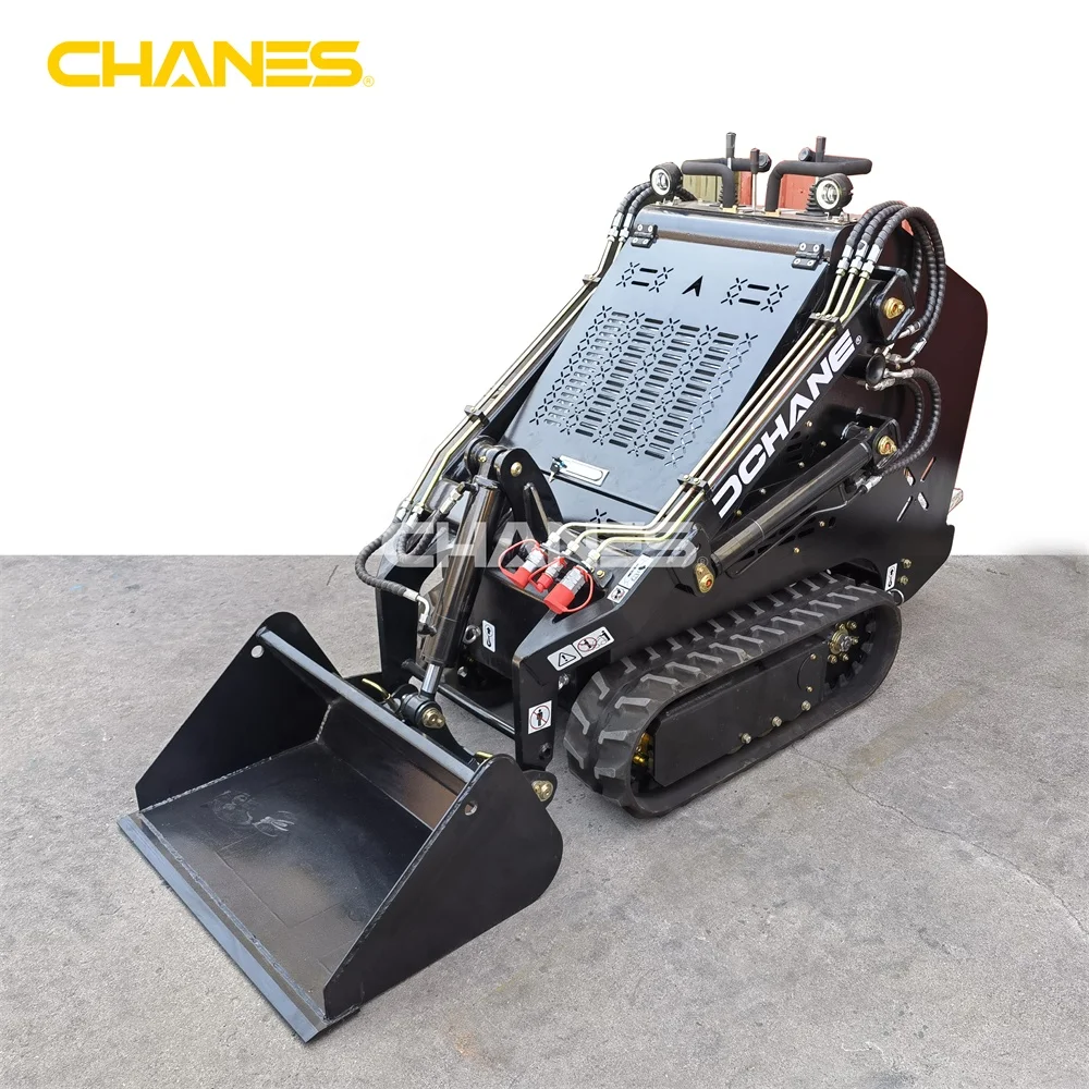 Black knight mini skid steer tracked stand on mini loader gasoline power GX630 GX690 Vanguard Kohler EPA engine global warranty