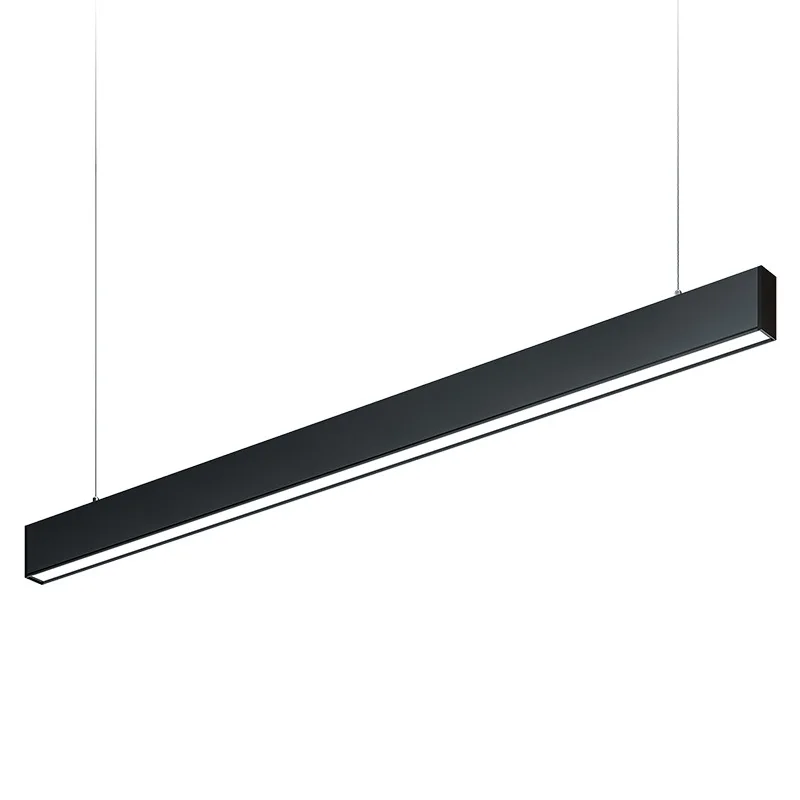 Modern office lighting linear lamp 36w led pendant light dimmable seamless aluminum office shop school led linear light