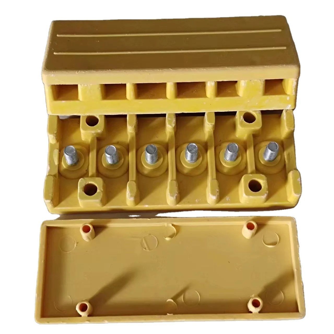 Yellow box 6 Pin Junction Box Cable Connectors for tricycle spare part
