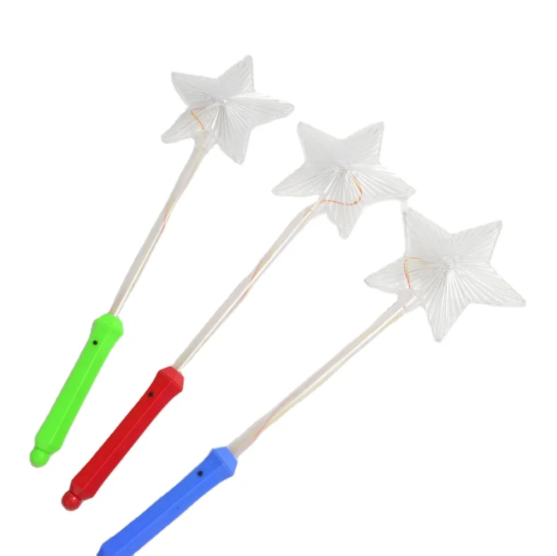 hot sale led light up star stick  flashing star wand glow toys for children toys