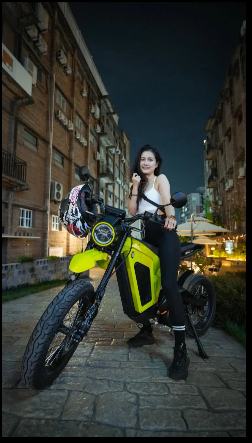 Factory Cheap Price Carbon fiber frame Electric Dirt Bike 72V45Ah Electric Motorcycles Adults Motor e-bike Door to door shipping