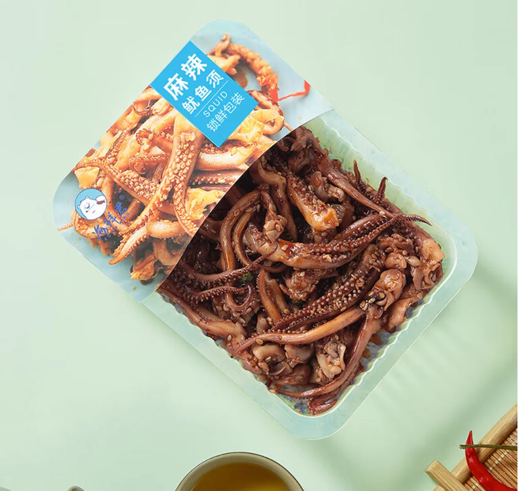 High Quality Seafood Wholesale Delicious Ready-To-Eat Spicy Snacks Squid Tentacles