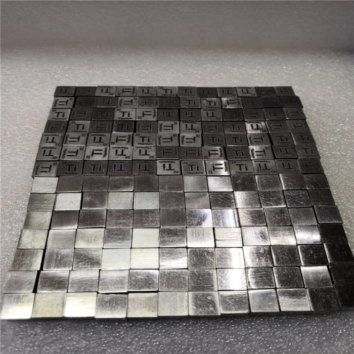 SML Element Cube Set 10mm 38.1mm Metal Cubes for Daily Metals Periodic Table Collection Bi Nb Copper Lead Nickel Titanium Mg C