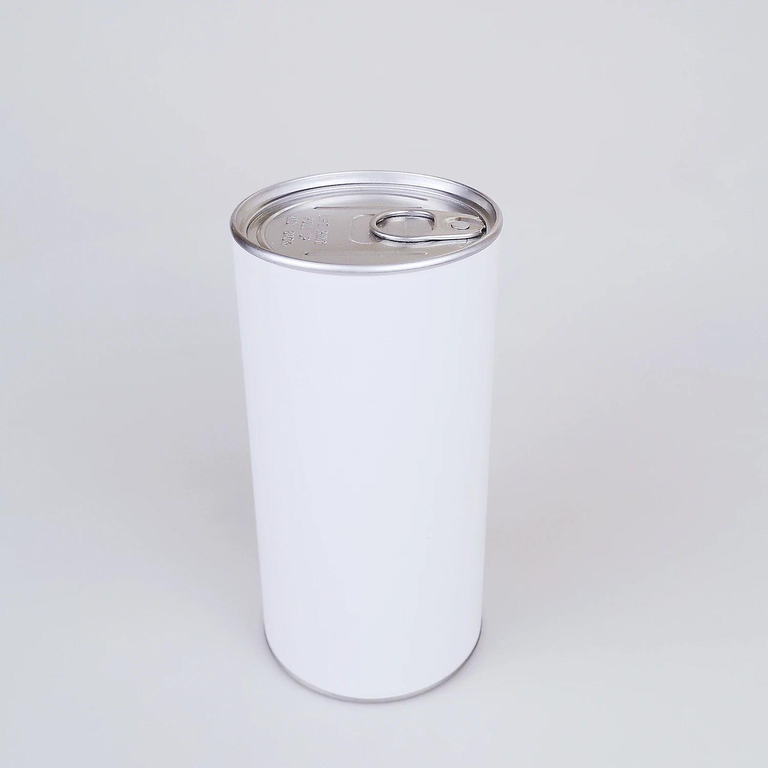 Custom kraft paper core manufacturers food grade composite cans small paperboard tube packaging with EOE POE penny lever lid