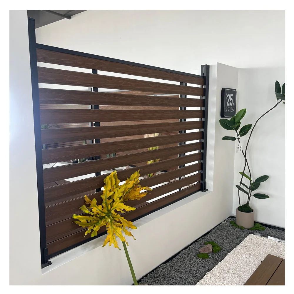 Strong Uv Proof Innovative Design Plastic Wpc Garden Fence