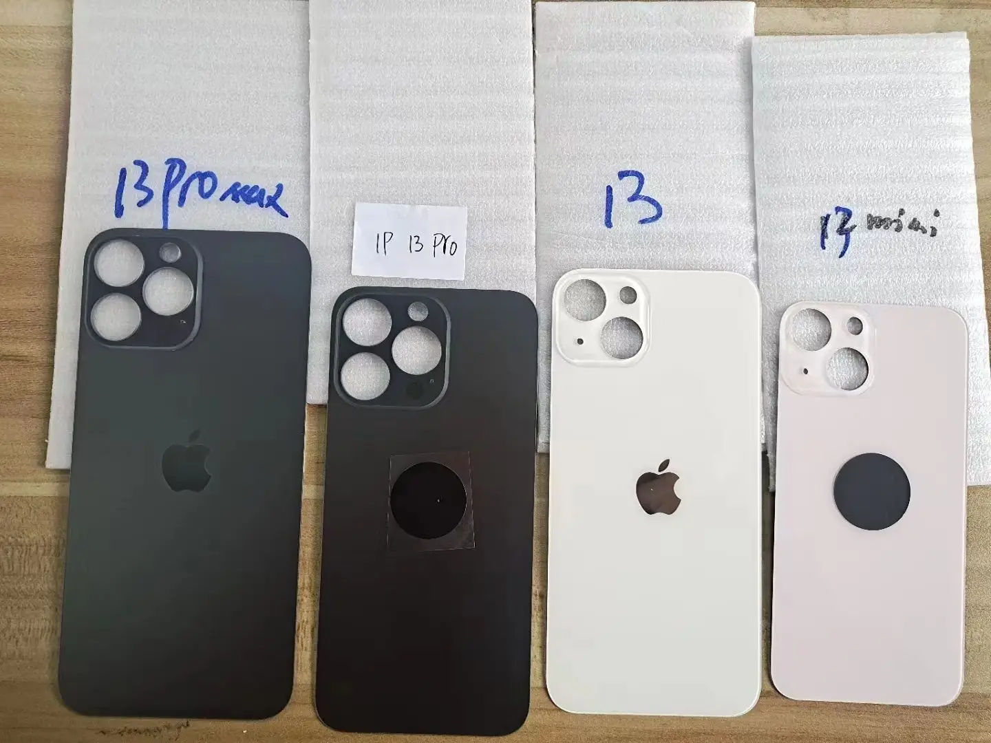 Big Hole and Normal Hole EU US Version Phone Back cover Glass for iPhone X 14 Rear Housing Cover Replacement with Easy Change