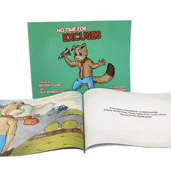 Small Quantity Black And White Soft Cover Educational Text Exercise Children Book Paperback Printing Services