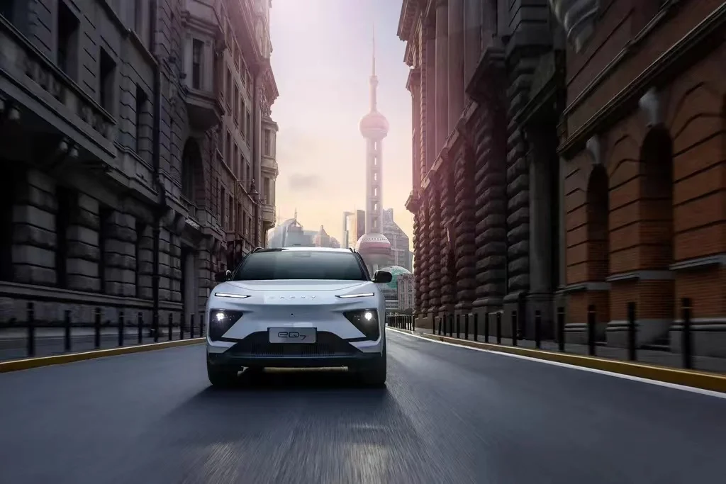 Chery Shuxiangjia 2024 412 км серия дальнего действия семейный автомобиль высокопроизводительный Новый энергетический Автомобиль EQ7 0 Подержанный