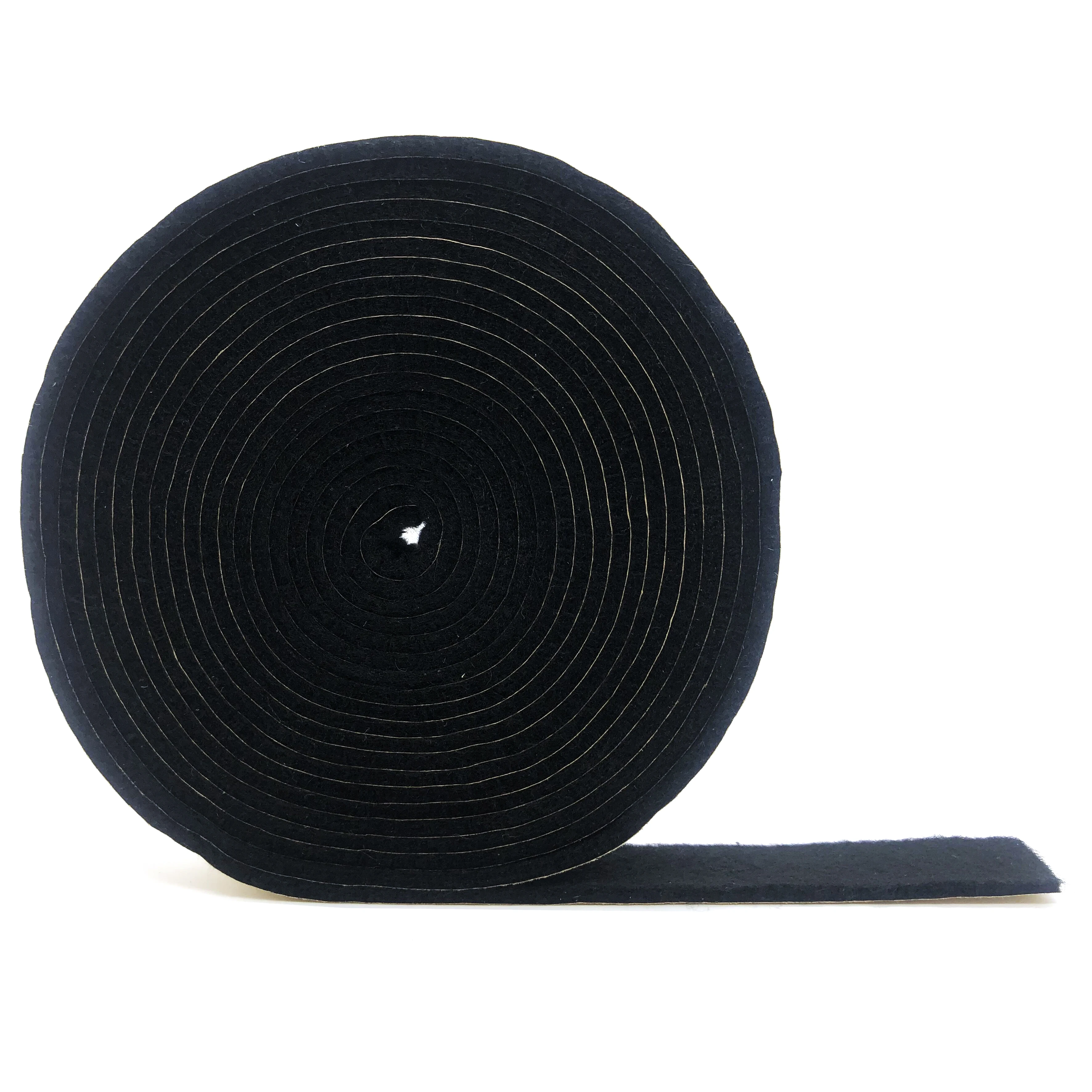 Огнестойкая самоклеящаяся черная войлочная полиэфирная лента для герметизации