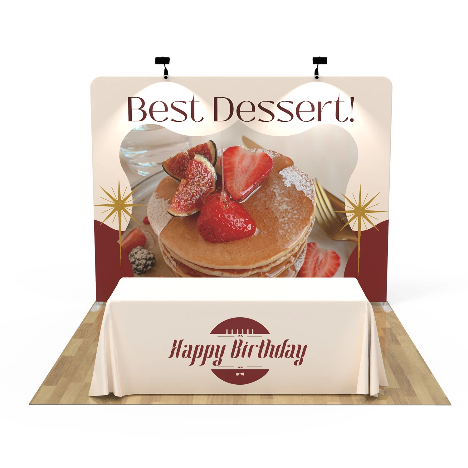 3*3 custom logo  exhibition fair  trade show booth 10*10 display booth