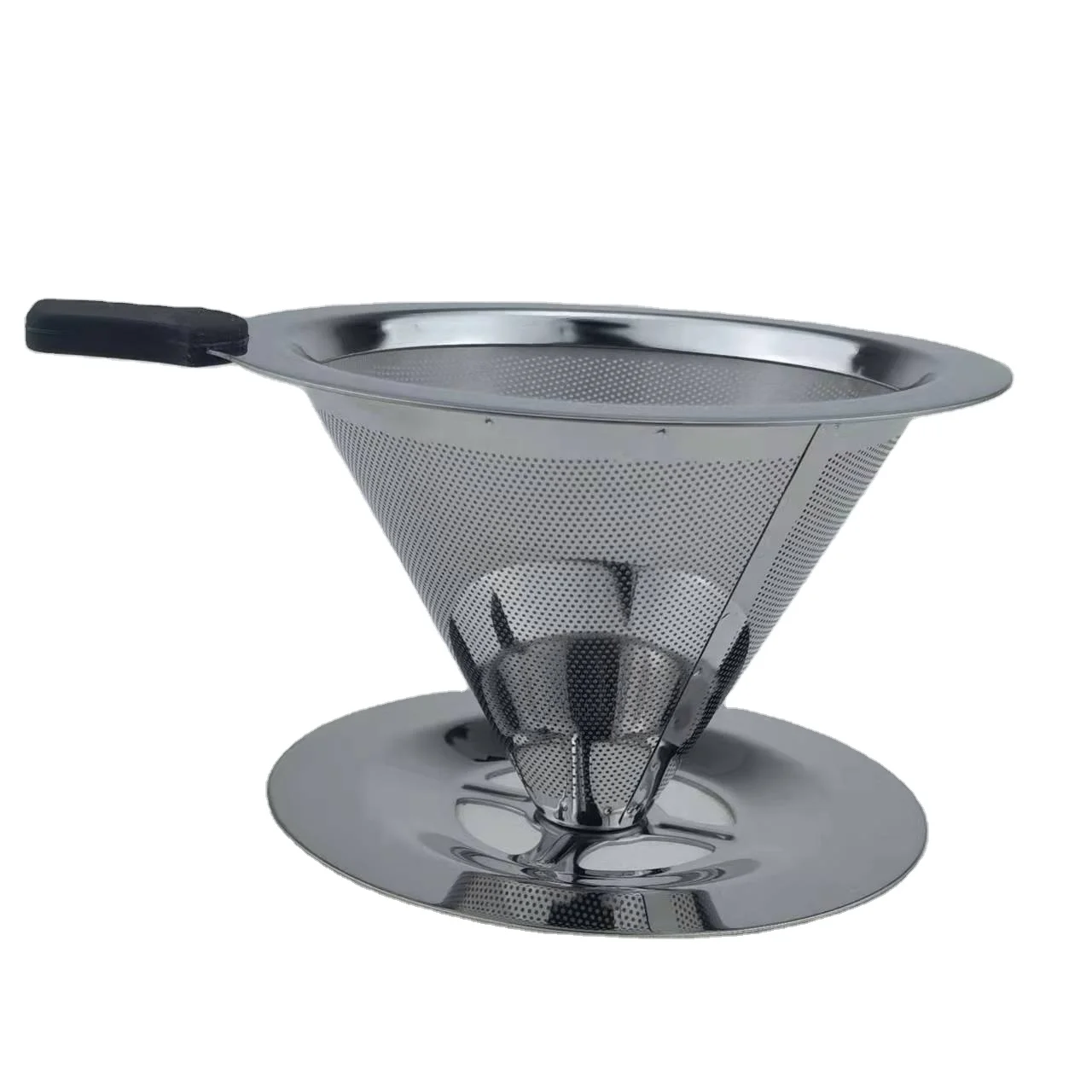 Food grade 304 316 stainless steel/brass High Quality Stainless Steel Coffee Filter  Dripper