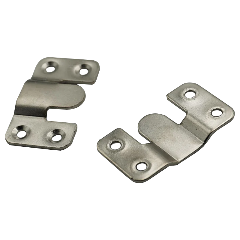 Stainless Steel Interlock Hanging Buckle Flush Mount Bracket Furniture Connector Wall Picture Frame Hanger Display Hook