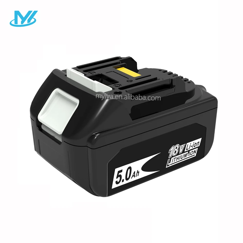 MYiYAE 18v 5.0ah Bl1850B Battery For Makita 18v Bl1850 Bl1850b Bl1860 Bl1840 Bl1840b Bl1830b Bl1830 Bl1820 Bl1815 Bl1835