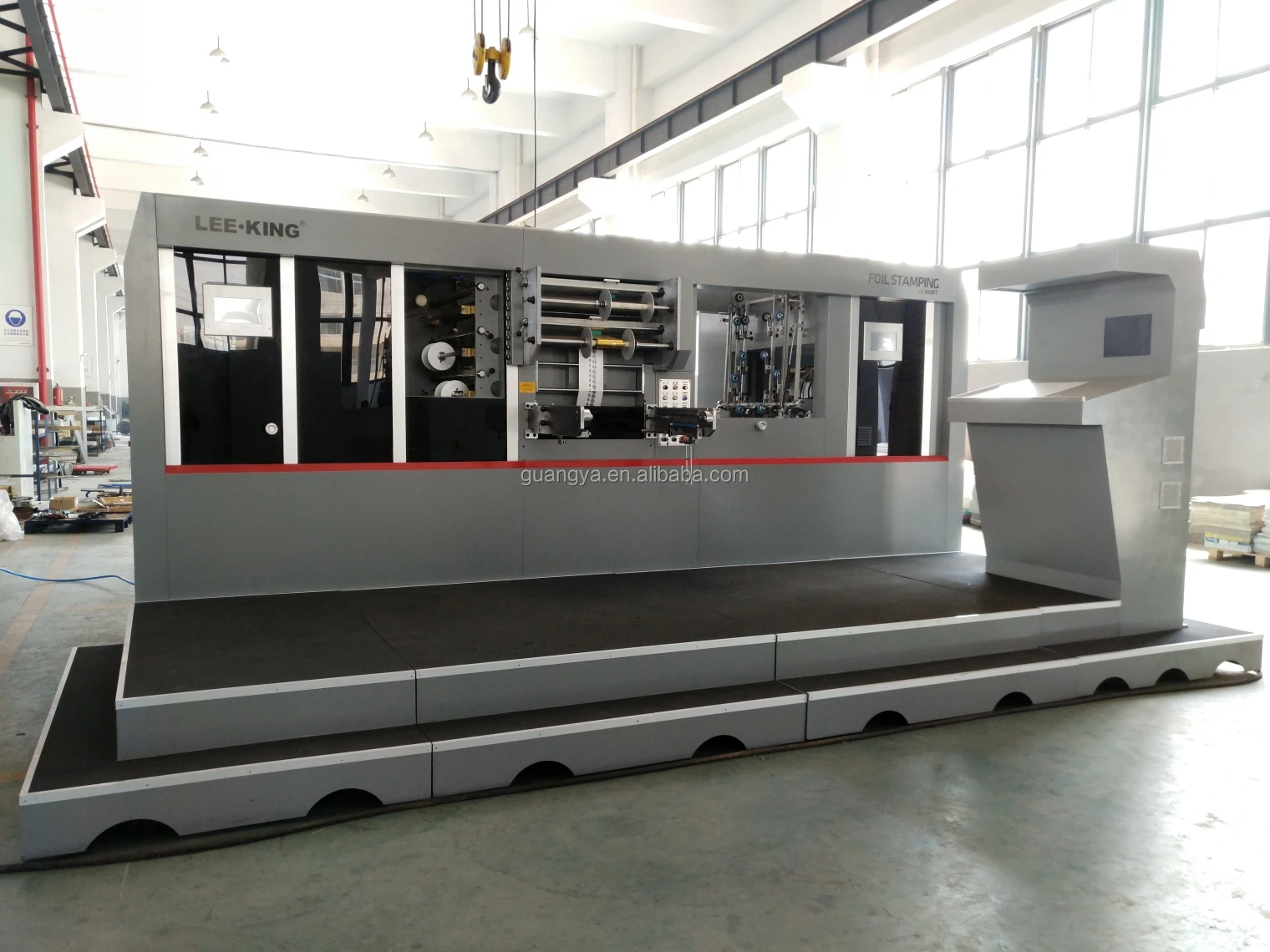 
LK80MT Flat Bed Carton Box Die Cut Foil Hot Stamping Printing Machine 