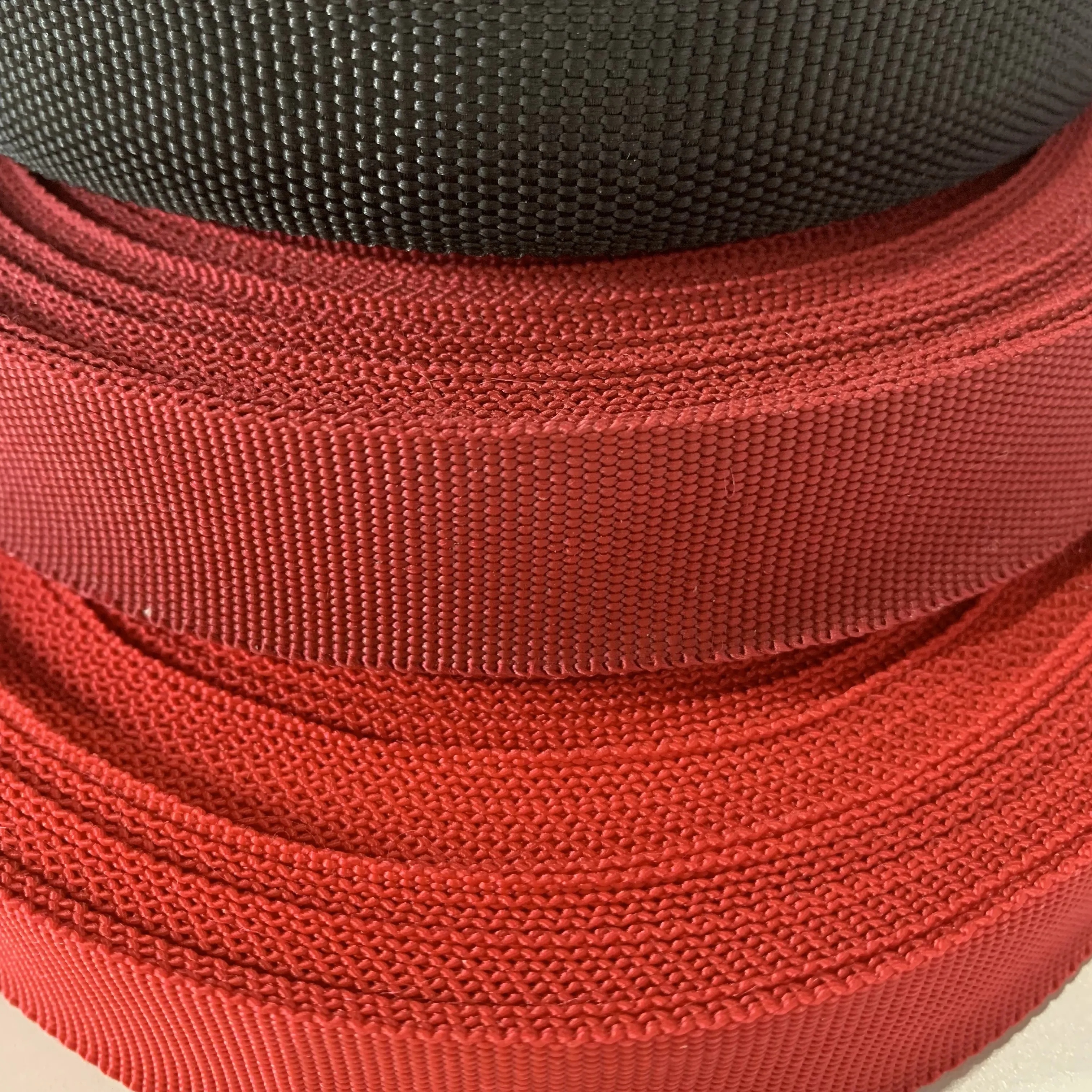 Wholesale polypropylene ribbon PP Bead Webbing Custom Logo Clothing Accessory Jacquard Elastic Band