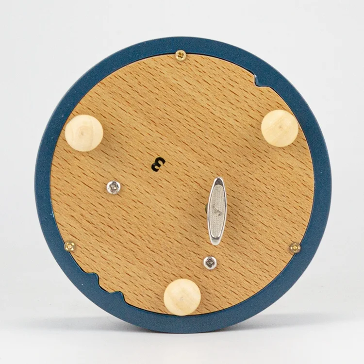 Solid wood carousel music box