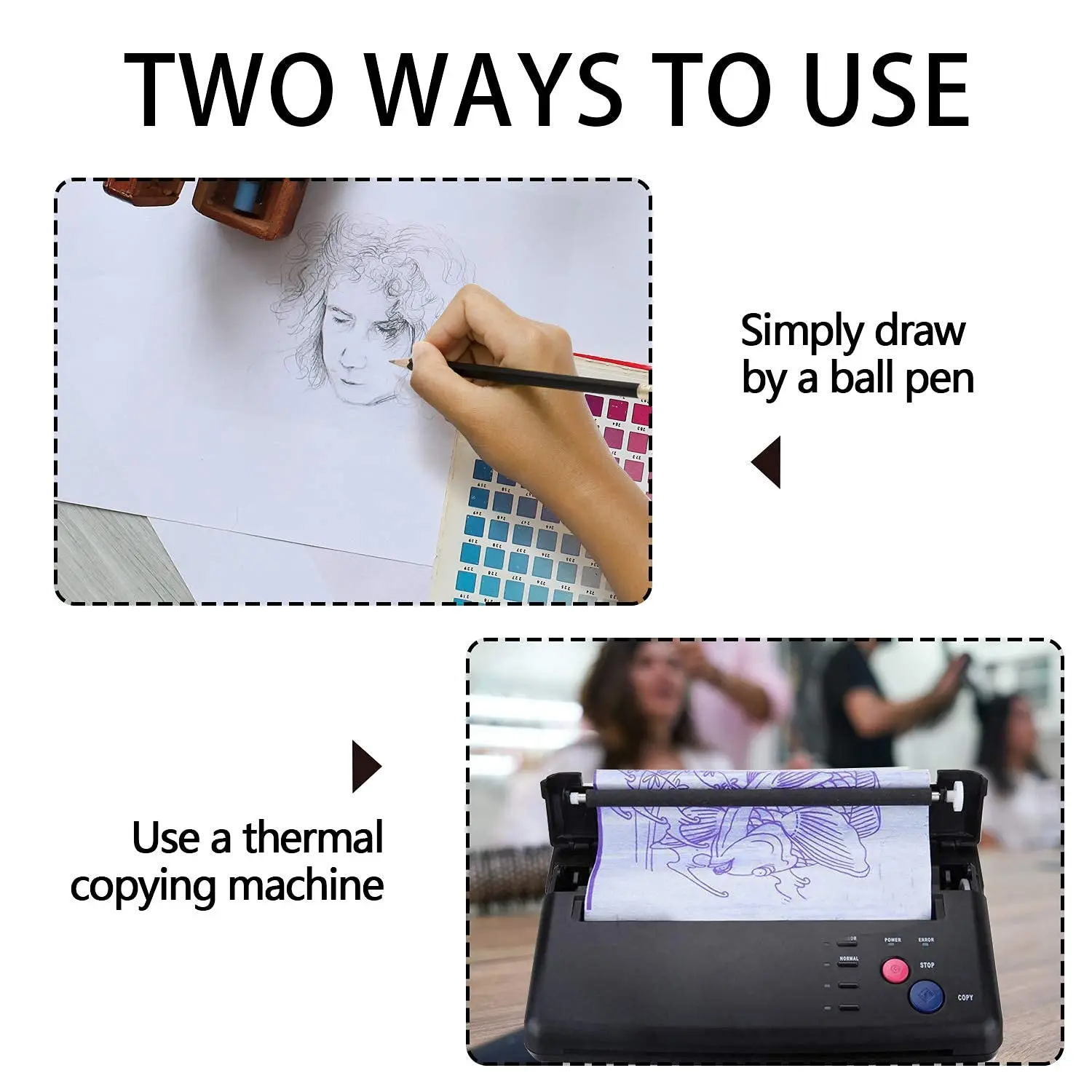 Hadiyah Factory Tattoo Transfer Paper A4 Size Wholesale Professional Tattoo Stencil Transfer Paper for Tattoo Supplies