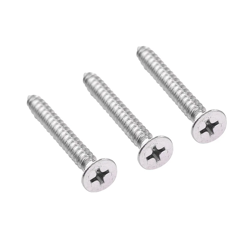 Stainless Steel Screws Chipboard Yellow Serrated Thread Chipboard Drill Flat Plug Anchor 316 Manufacturer Carbon Steel