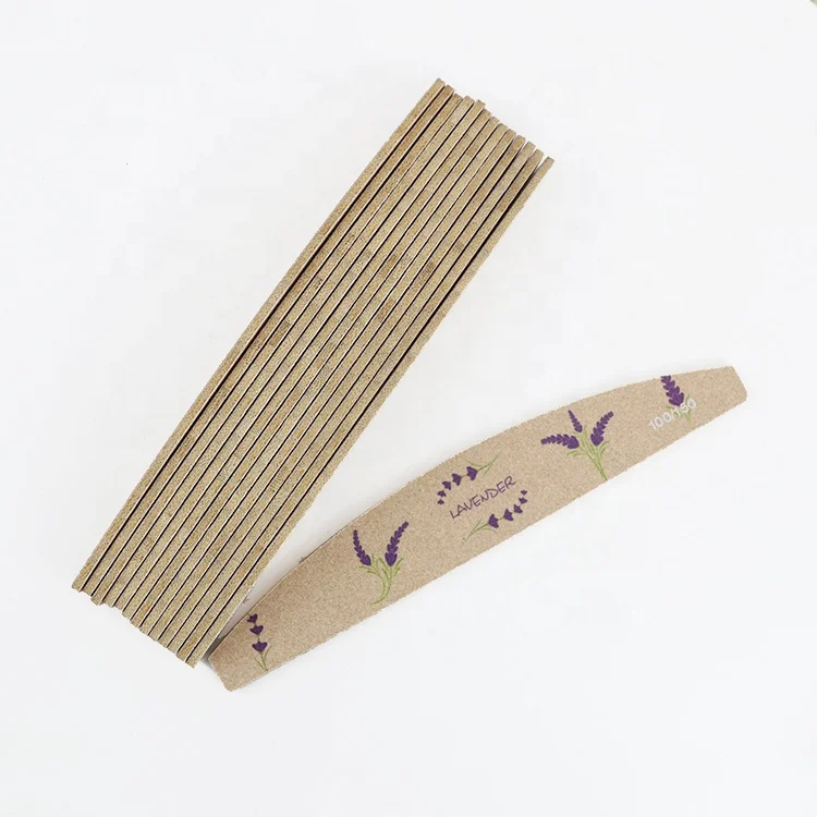 Ziri фабрика поставляет маникюрные педикюрные инструменты биоразлагаемые пластиковые Бесплатные буферные накладки для ногтей профессиональная бамбуковая пилка для ногтей