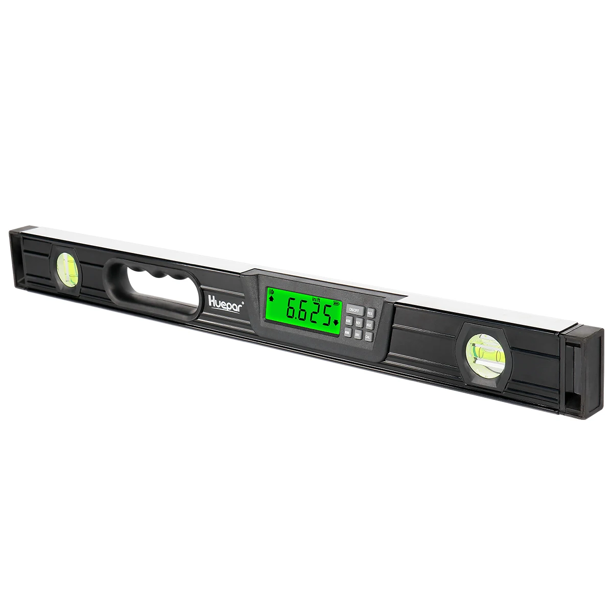 Huepar Digital Display Level Inclinometer 610mm Electronic Protractor Angle Finder With Magnets Edges Bubble Level Test Tool