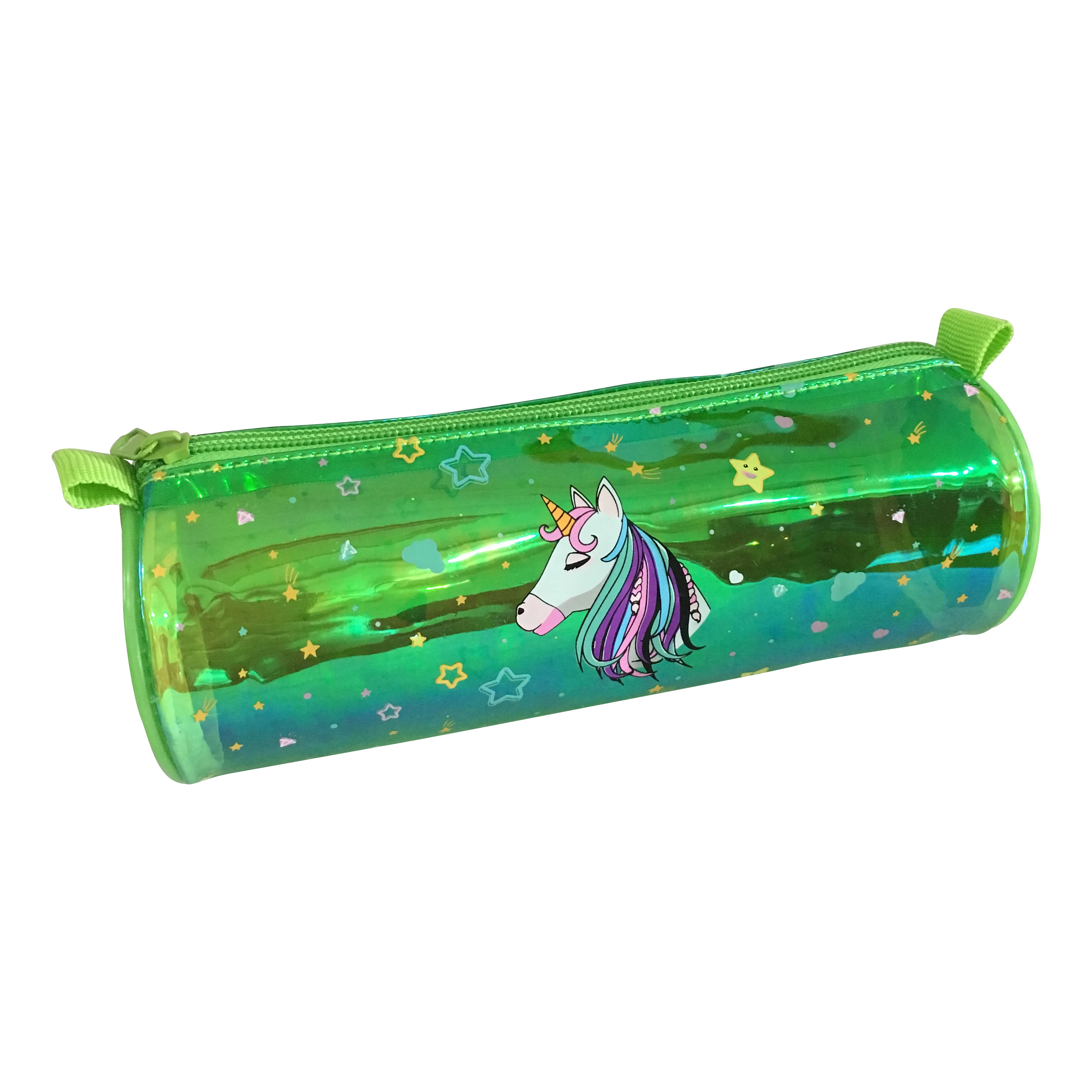 Cute Kids School Holographic unicorn Pencil case Bag