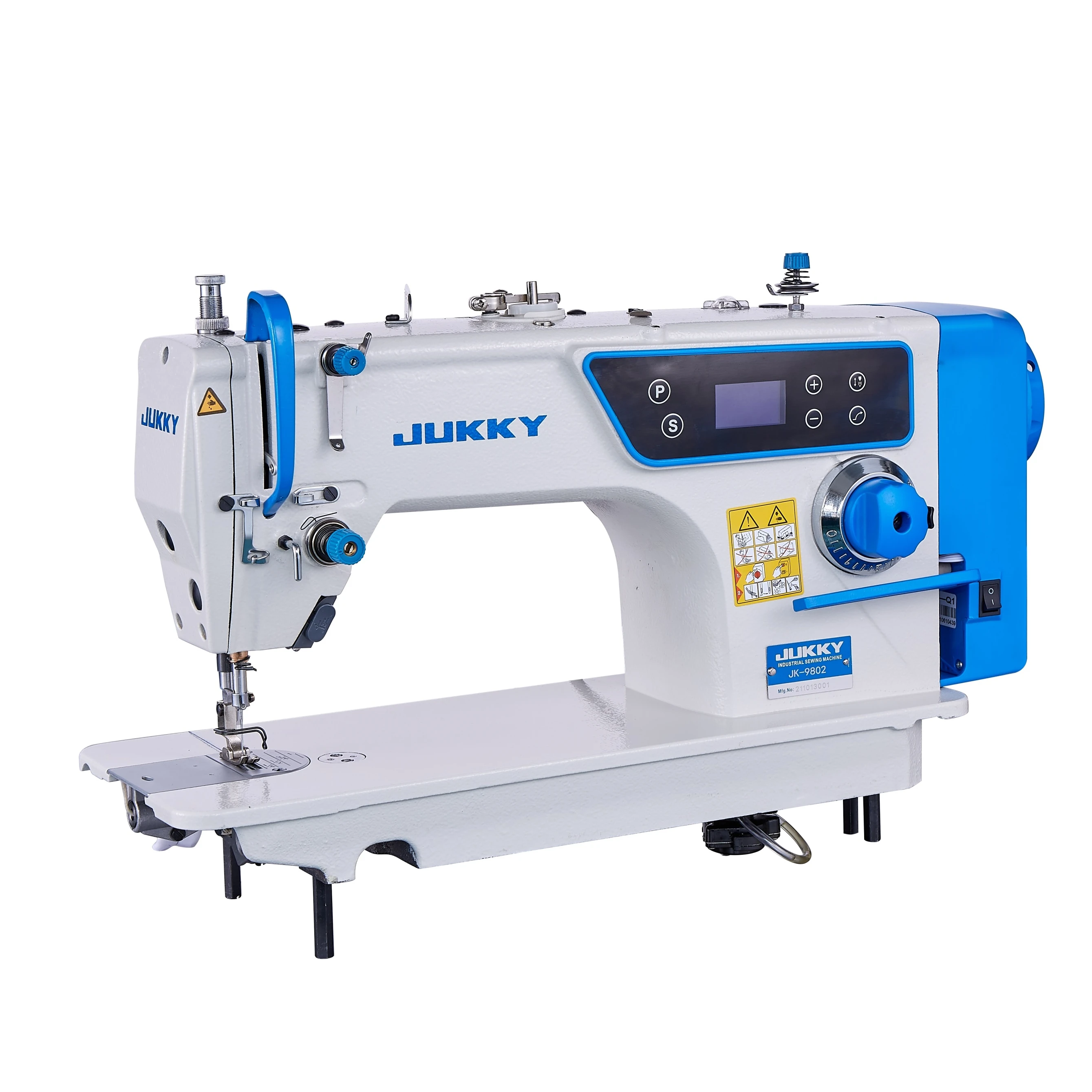 Industrial Direct Drive Lockstitch Sewing Machine High-Speed Computer-Controlled Garments Cloth Manual Feed Post-Bed