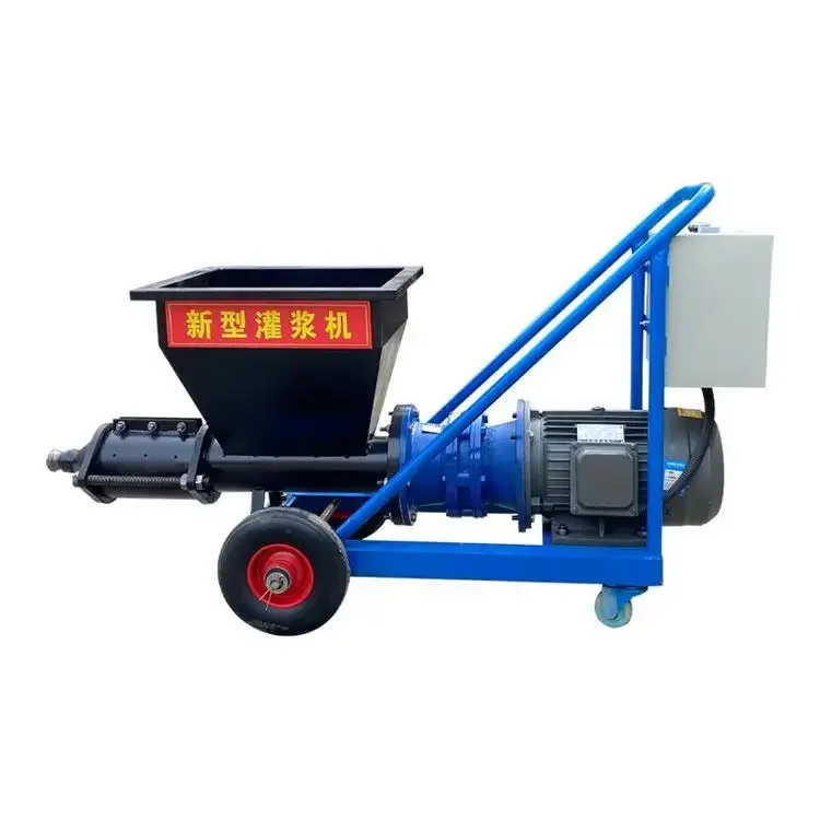 Small construction machinery screw cement grouting pump/cement mortar grouting equipment