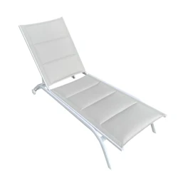 sun loungers aluminium stackable lounge sunbed aluminum  chaise longue