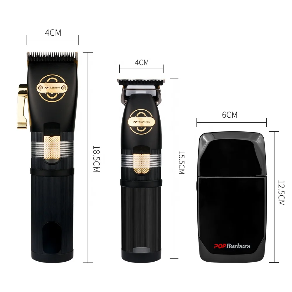 New Salon Cordless Electric Hair Clipper Men Hair Trimmer Black Gold Shavers And Trimmers Men For Barber Shop