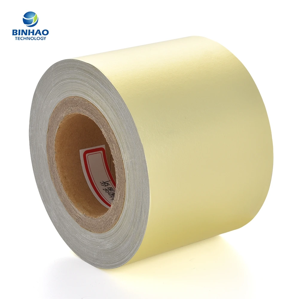 Laser Shiny Gold 50g Thin Aluminum Foil Paper Coated Printed Cigarette Inner Packaging Soft Composited Safe Roll Pattern
