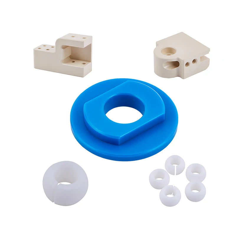 Токарный станок с ЧПУ токарный фрезерный PVDF PTFE UPE PP пластиковая часть изготовленная на заказ Pa66 нейлоновая обработка деталей