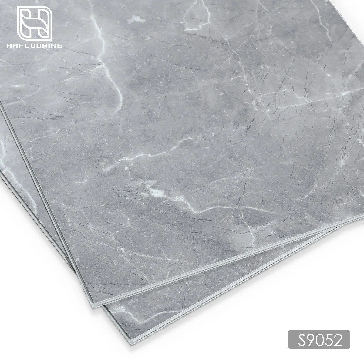 Factory outlet Marble SPC Flooring Cement Grey Eco-friendly Waterproof Dirt-proof Wear resistant Bathroom Kitchen