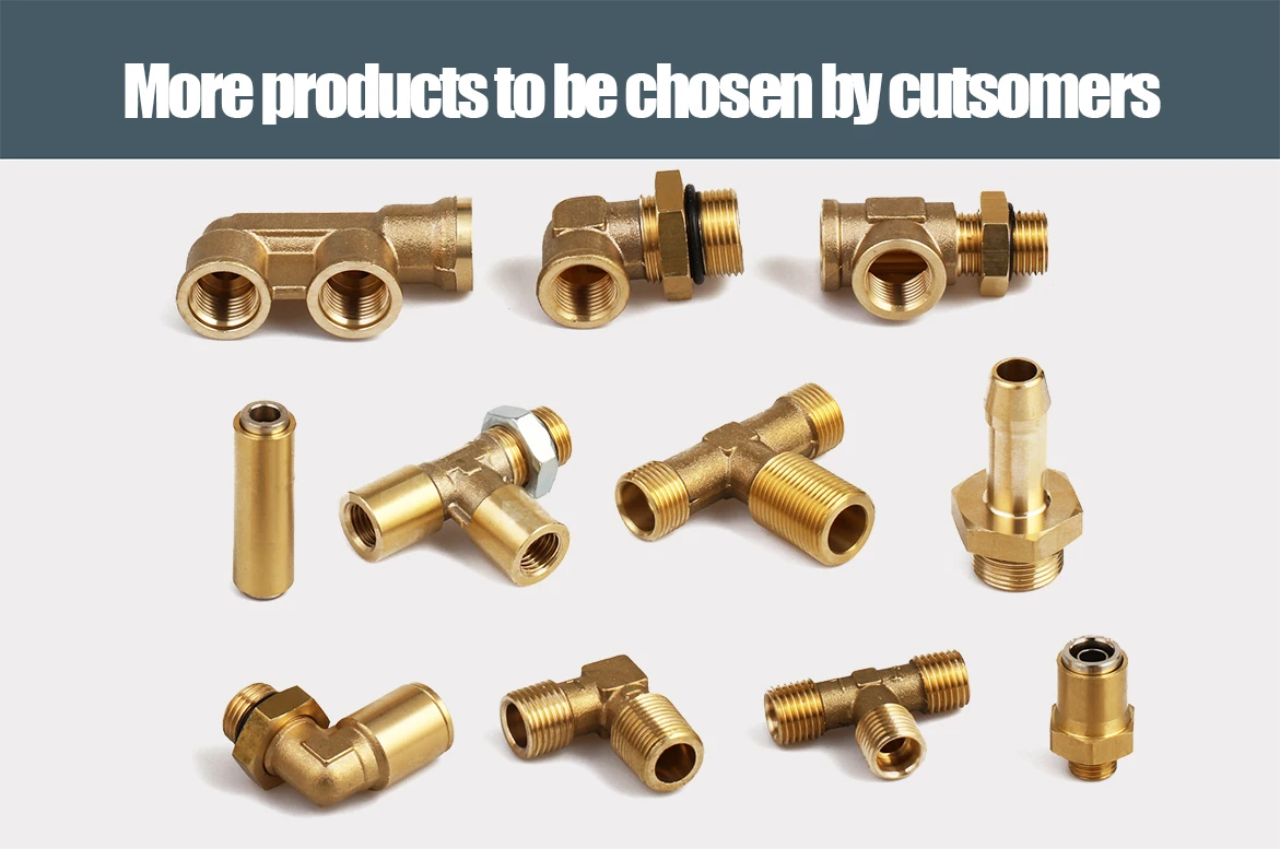 DOT Approved Brass Tube Union Fittings - Ideal for Copper Pipe Connections