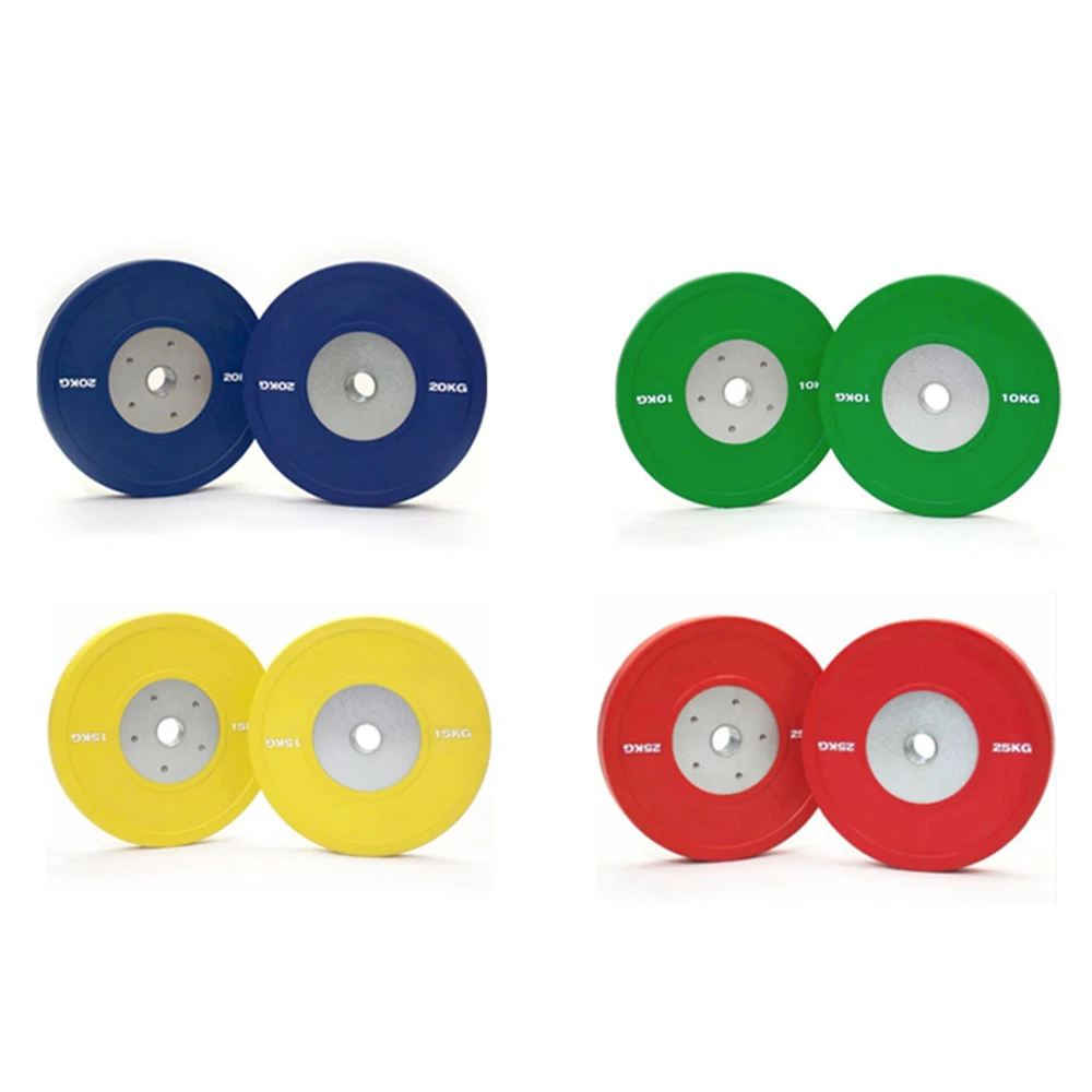 Top quality  Bumper villain color olimpic rubber Competition Weight bumper plate For Cross fitness