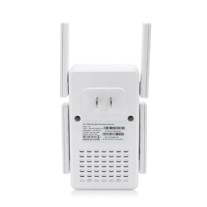Dual Band AC1200 2021 New Technology with 4 Antenna WIFI Range Extender Amplificador Repeater
