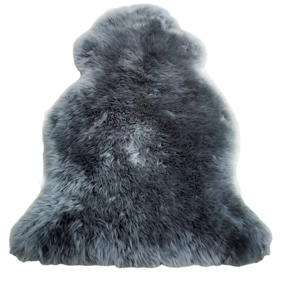 Soft Real Sheepskin Fur Rug Mat Carpet Pad Anti-Slip Chair Sofa Cover Wool Warm Hairy Rugs for Bedroom